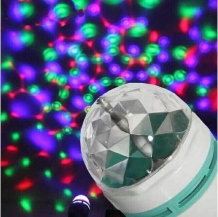 RGB Led Bulbs Mini (lbm) Party Light Dance Party Lamps 3W Auto Rotating DJ Stage Disco Christmas Lighting Color Bulb
