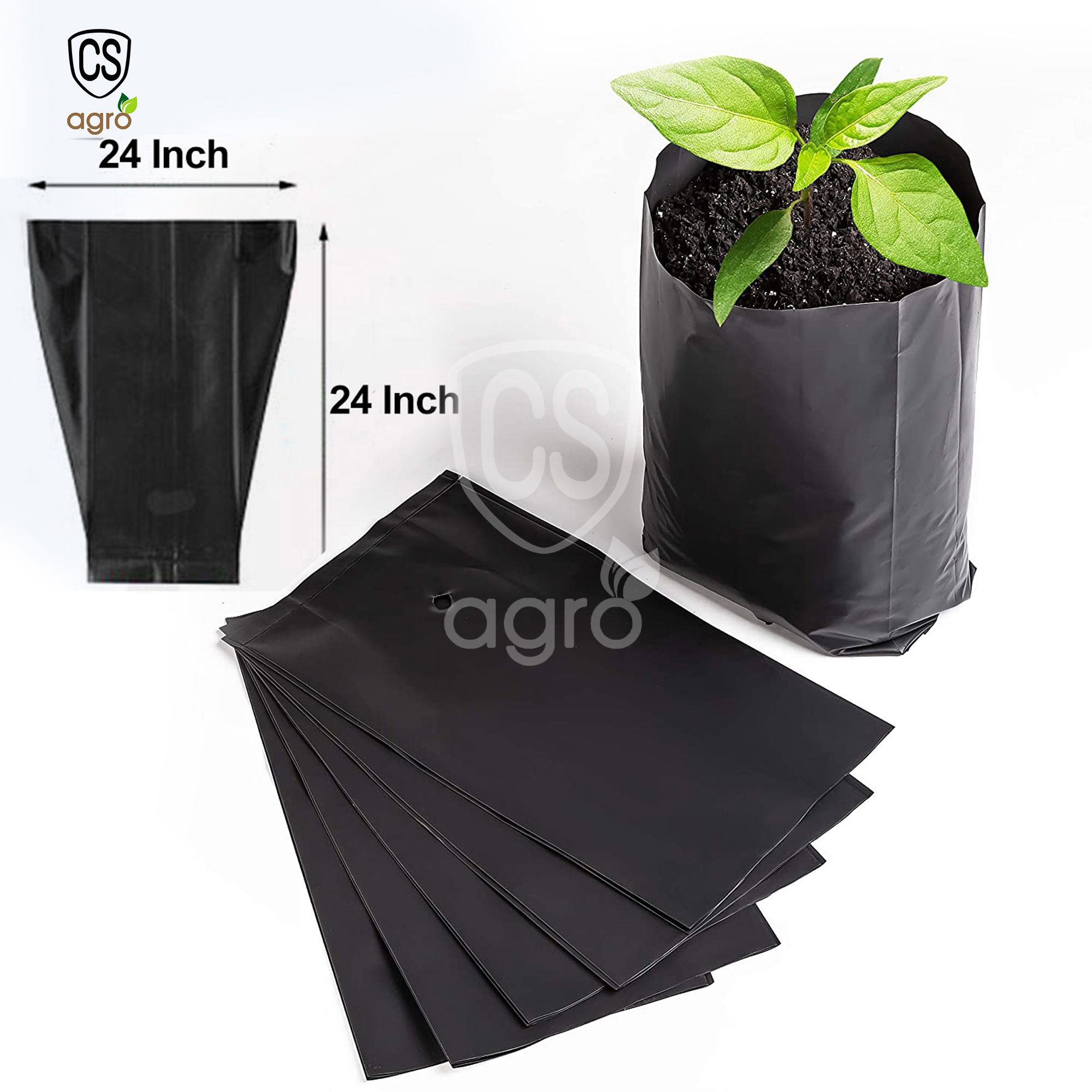 Planting Grow Bags Home Garden Decoration Plant Seeds Long Durability 24x24 - 1kg (10+/-)