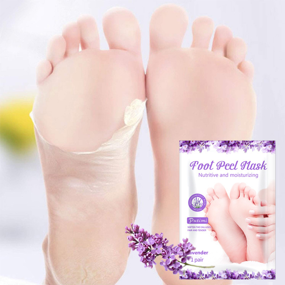 2pcs Remove Calluses Foot Mask Lavender Moisturizing Foot Membrane Feet Care Foot Patches for Home Foot Peel Mask