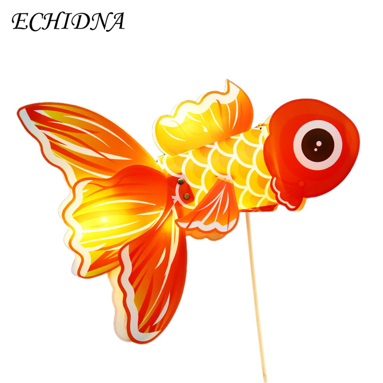 Birthday Lantern Fish Lantern Red Koi-fish Handmade Portable Chinese Style Glowing Pvc Children Diy Handcrafts Gift Mid-autumn Festival New Year Decoration. 