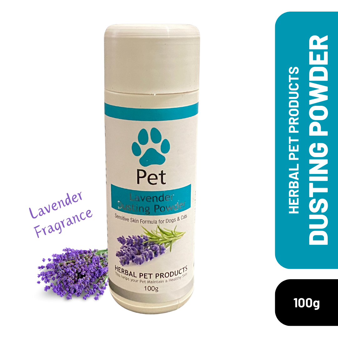 Dusting powder for clearance dogs