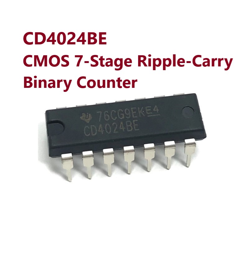 CD4024 CD4024BE CMOS 7-Stage Ripple-Carry Binary Counter IC | Daraz.lk