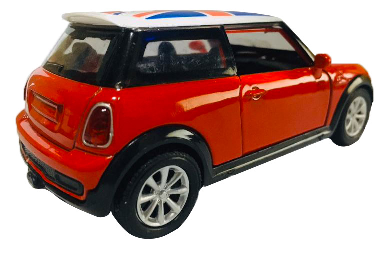 Mini Cooper S Car 1:36 Scale Die-Cast Metal Model Vehicle Opening Doors New  - Car Dashboard Ornament. 