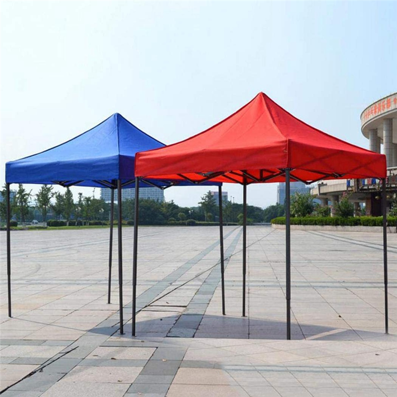 PDTYMWNG 3pcs 2X2M Canopy Top Cover Replacement Four-Corner Tent Cloth Foldable Rainproof Patio Pavilion Replacement Blue. 