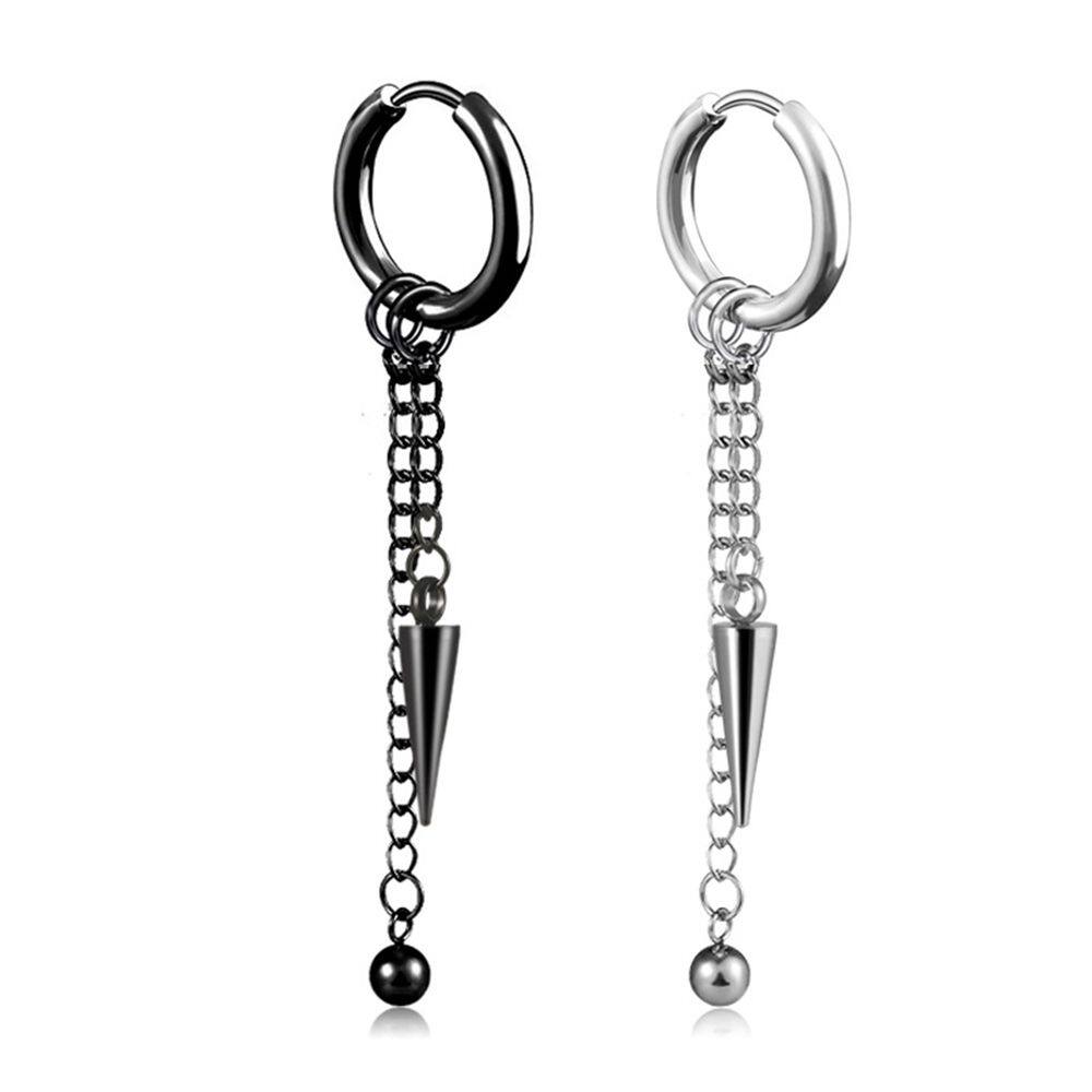【Miga Plaza】Earings for men hikaw for boys Earring For men Korean Style Earrings Men Hoop Earrings Cross Ear Studs Stainless Steel. 