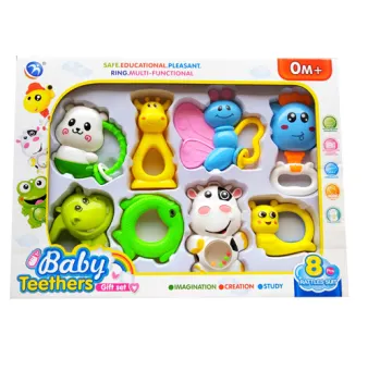 baby rattle gift set