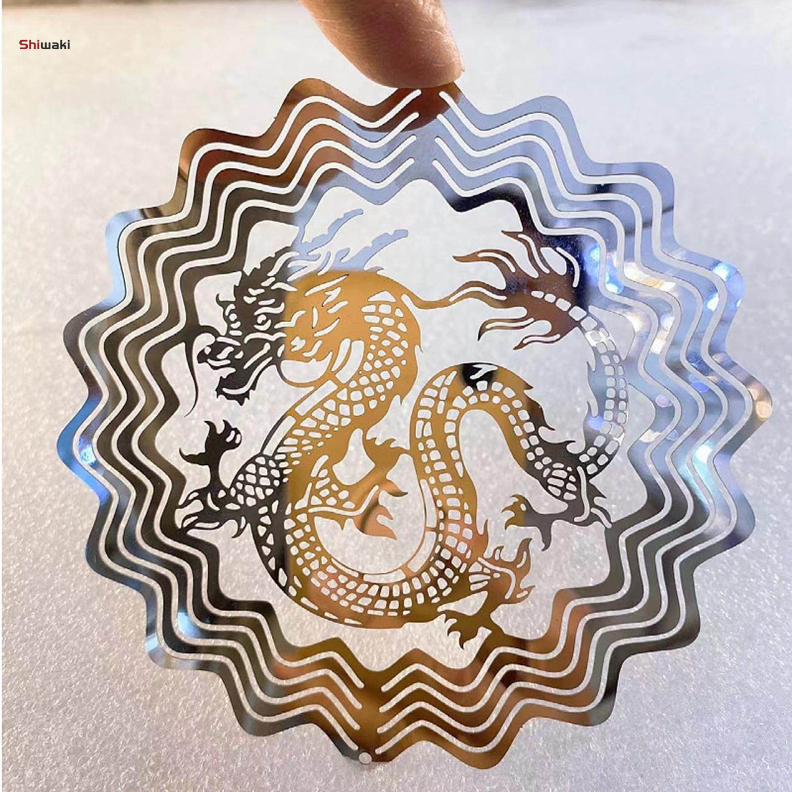 Dragon Wind Wind Catcher Mandala Ornament for Window Home Front Door. 
