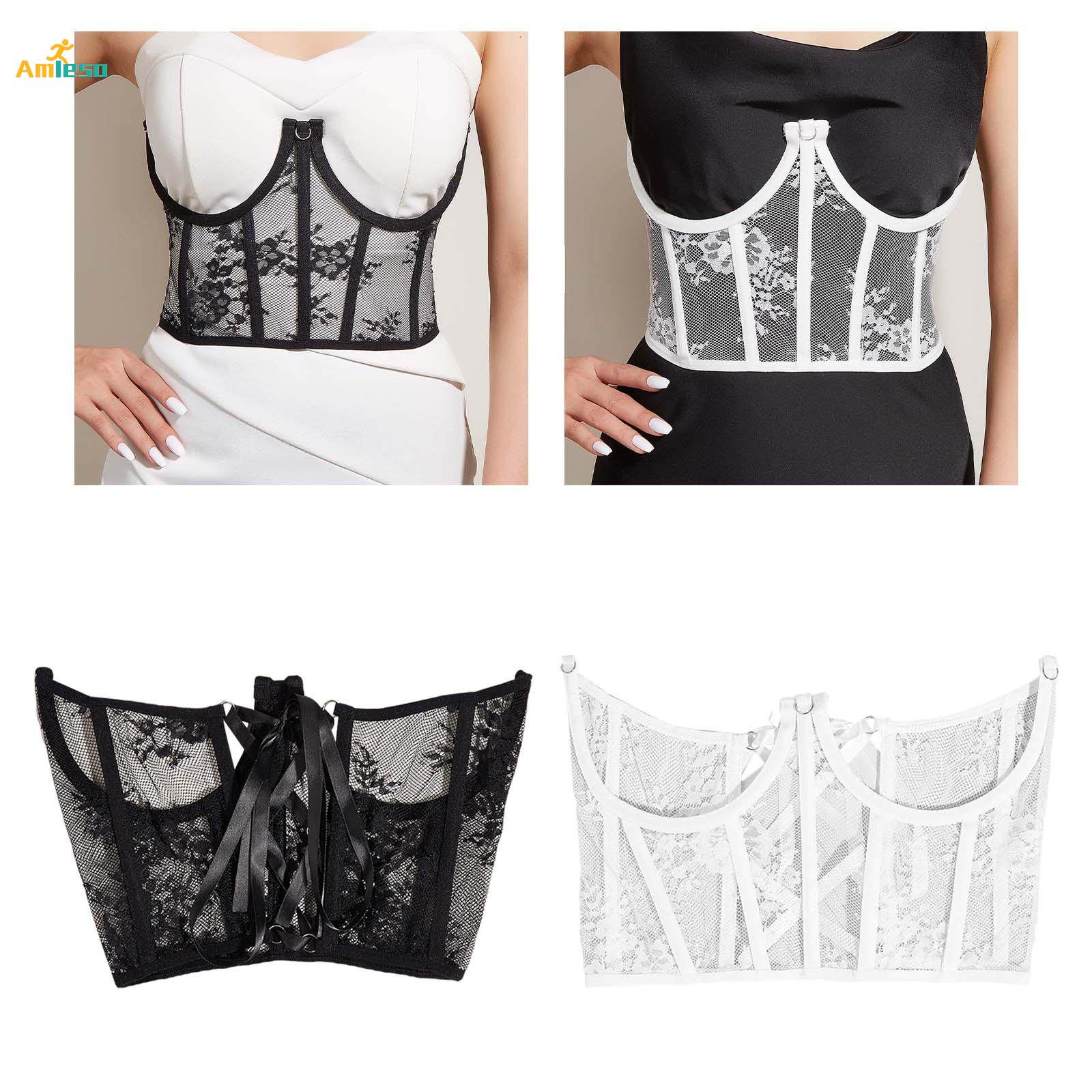 Underbust Corset Belt, Waist Corset, Lace Open Cup Corset, Short Torso Underwire Boned Corset, Underboob Waist. 