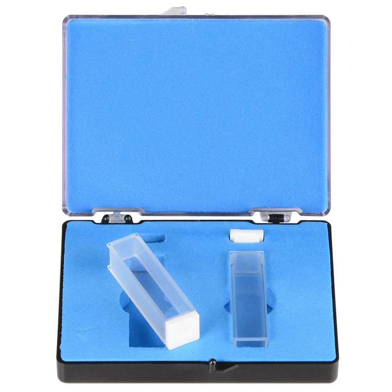 Quartz Cuvette,Spectrophotometer Cuvettes 10 mm Path Length, 45mm Height, 3.5 ML Capacity - 6 PCS. 