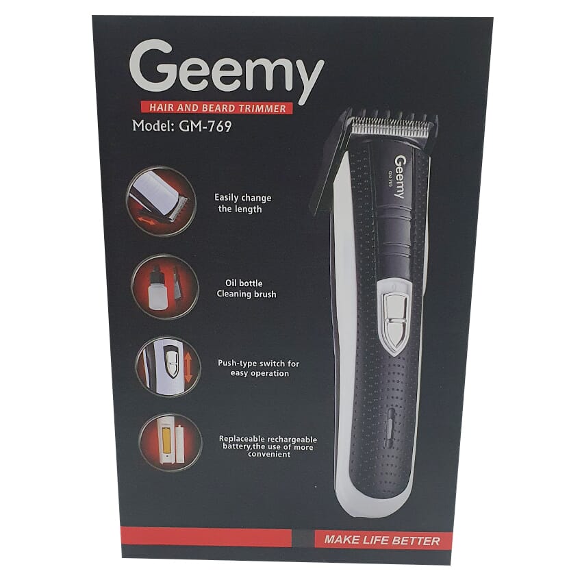 beard trimmer with replaceable battery