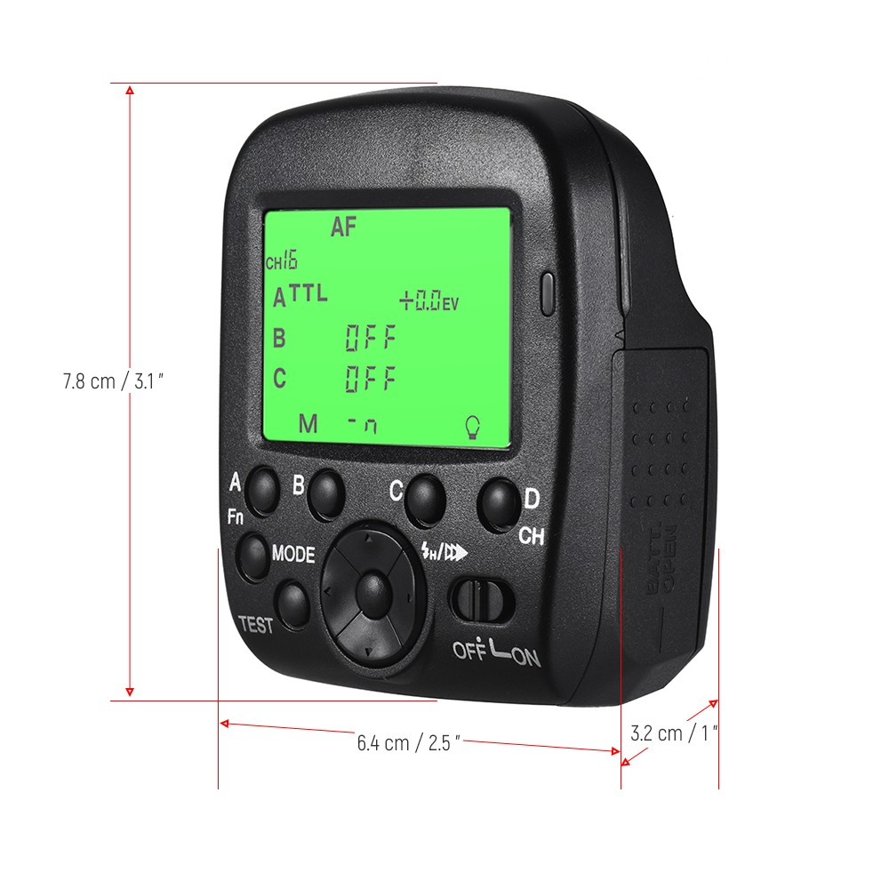 TRIOPO G1500 2.4G HSS 1/8000s GN58 TTL Wireless Master lave Flash peedlite + Trigger for ony A77II A7RII A7R A58 A99 ILCE600L. 
