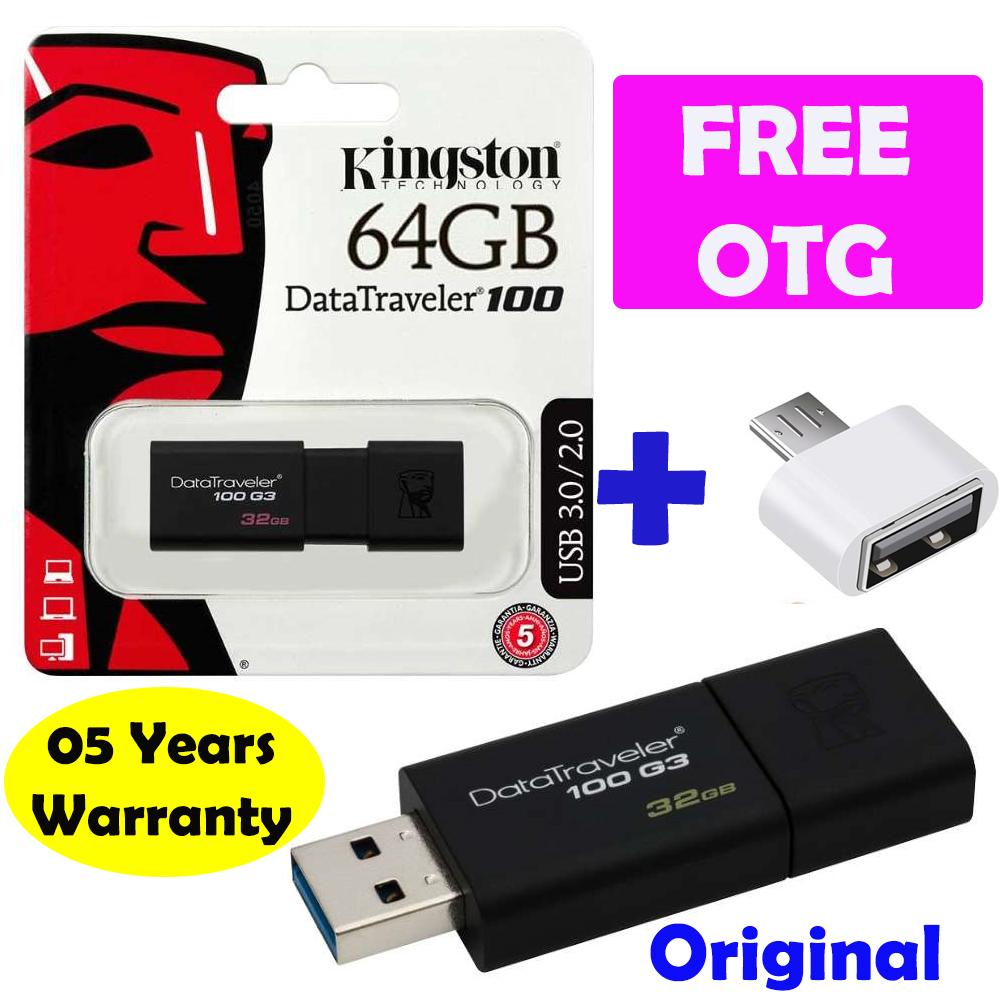 Kingston 64GB USB DataTraveler USB 3.1 Flash Pen Drive DT50//64GB tracking