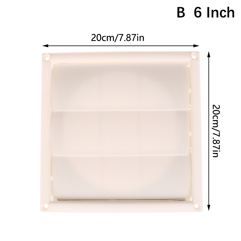 HAHA Vent Grille Ventilation Cover Plastic White Wall Grilles Duct Heating Cooling