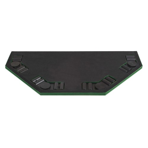 8-Player Folding Poker Tabletop 2 Fold Octagonal Green. 