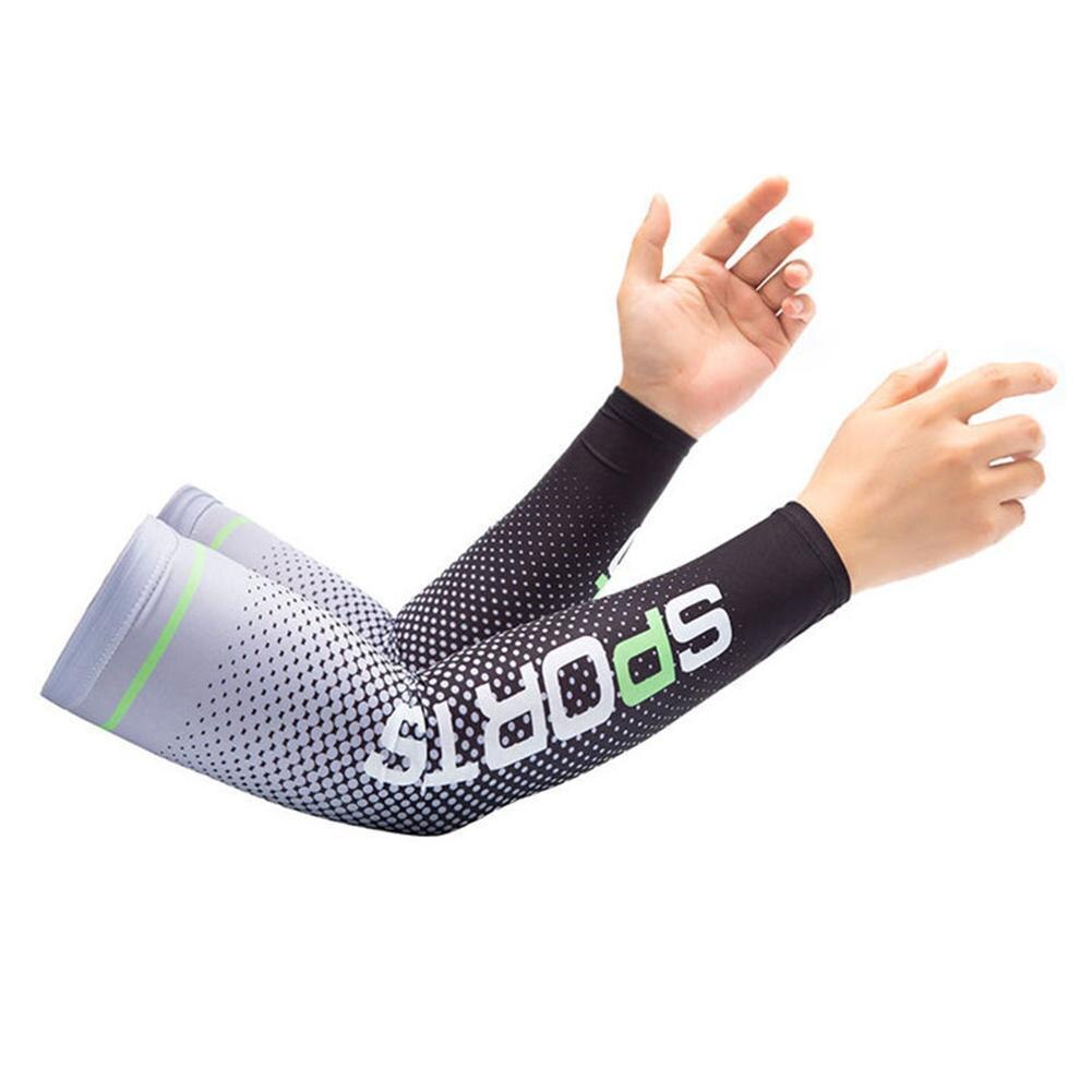 【KuaKe Mall】（Order message size）Long Gloves UV Protection Hand Protector Cover Arm Sleeves Ice Silk Sunscreen Sleeves Outdoor Arm Cool Cycling. 