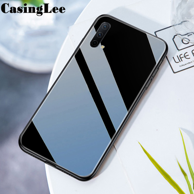 Casinglee For Oneplus Nord CE 5G case Glass silicon Full Protection Tempered Glass Back cover for Oneplus NordCE 5G Phone cases For girls and Boys. 