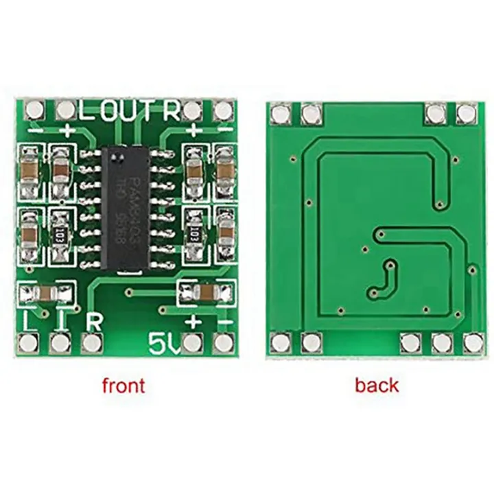 DC 5V PAM8403 Audio Amplifier Board 3W Plus 3W Stereo Class D Module with USB Power Ultra Mini Design. 