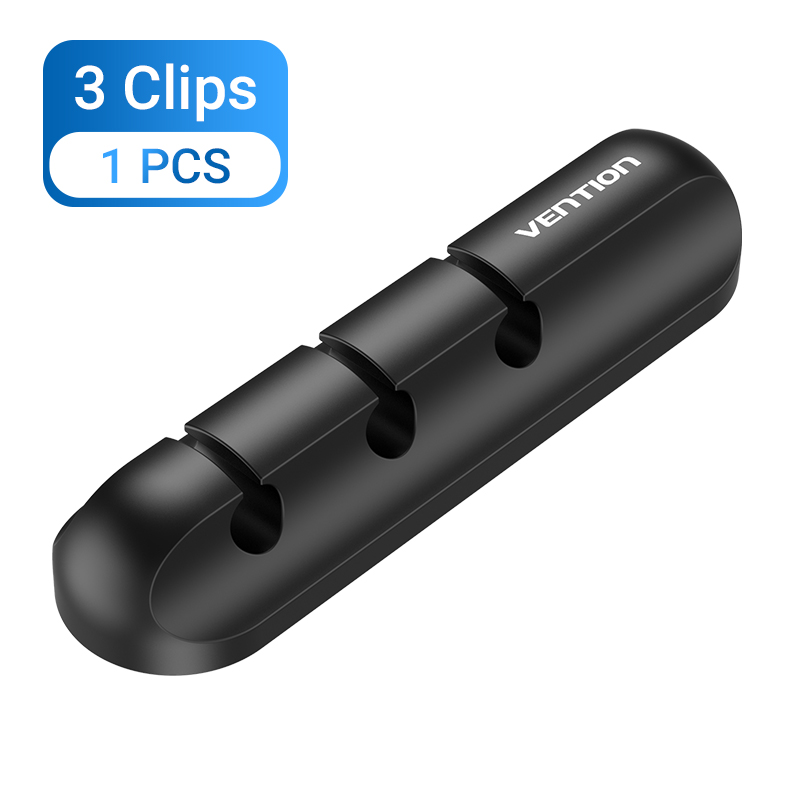 Vention Cable Organizer Silicone USB Cable Winder Holder Car Management