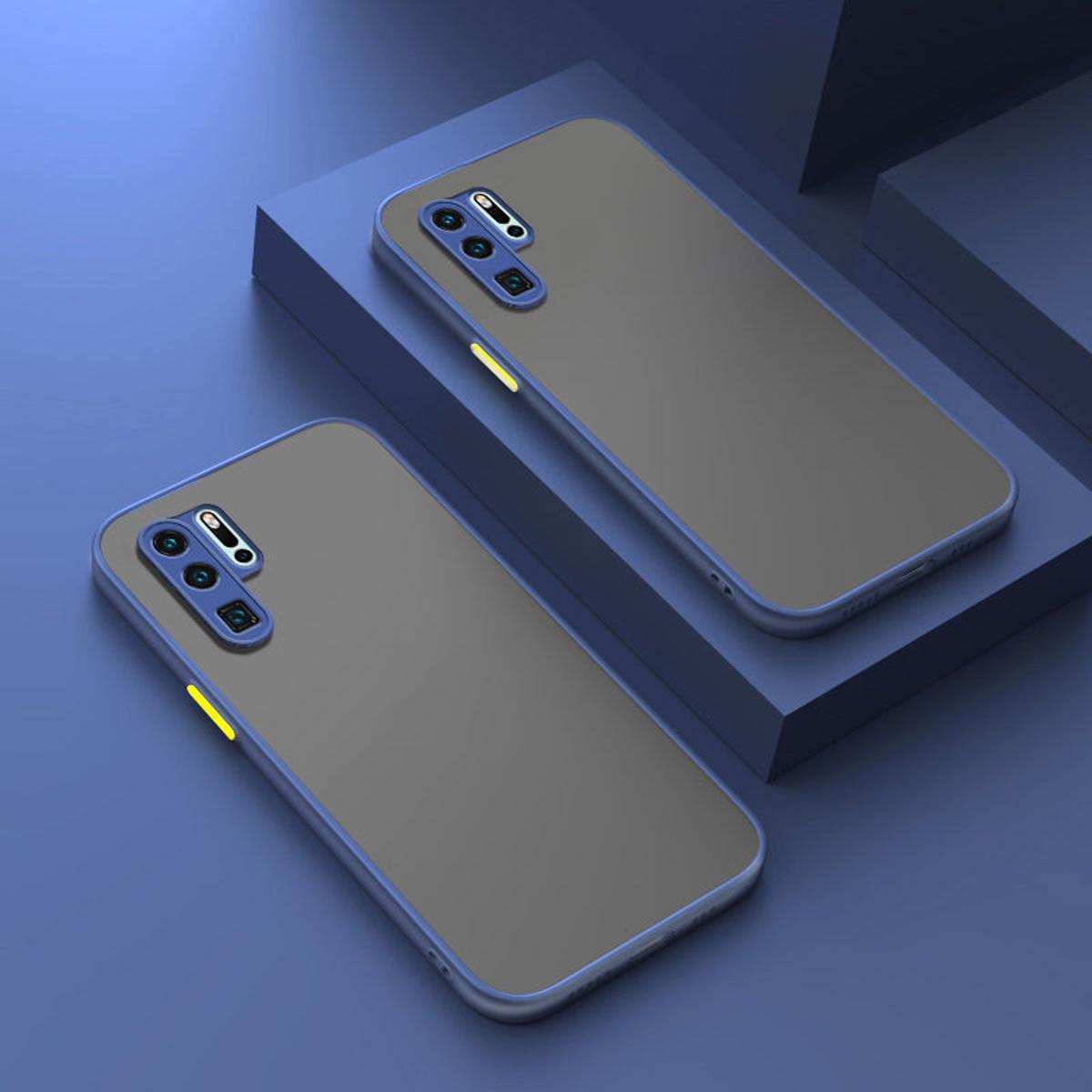 For Huawei P30 Pro Back Cover [Camera Lens Protection] Luxury Translucent Matte Protective Case Soft Silicone Bumper Shockproof Mobile Phone Cases