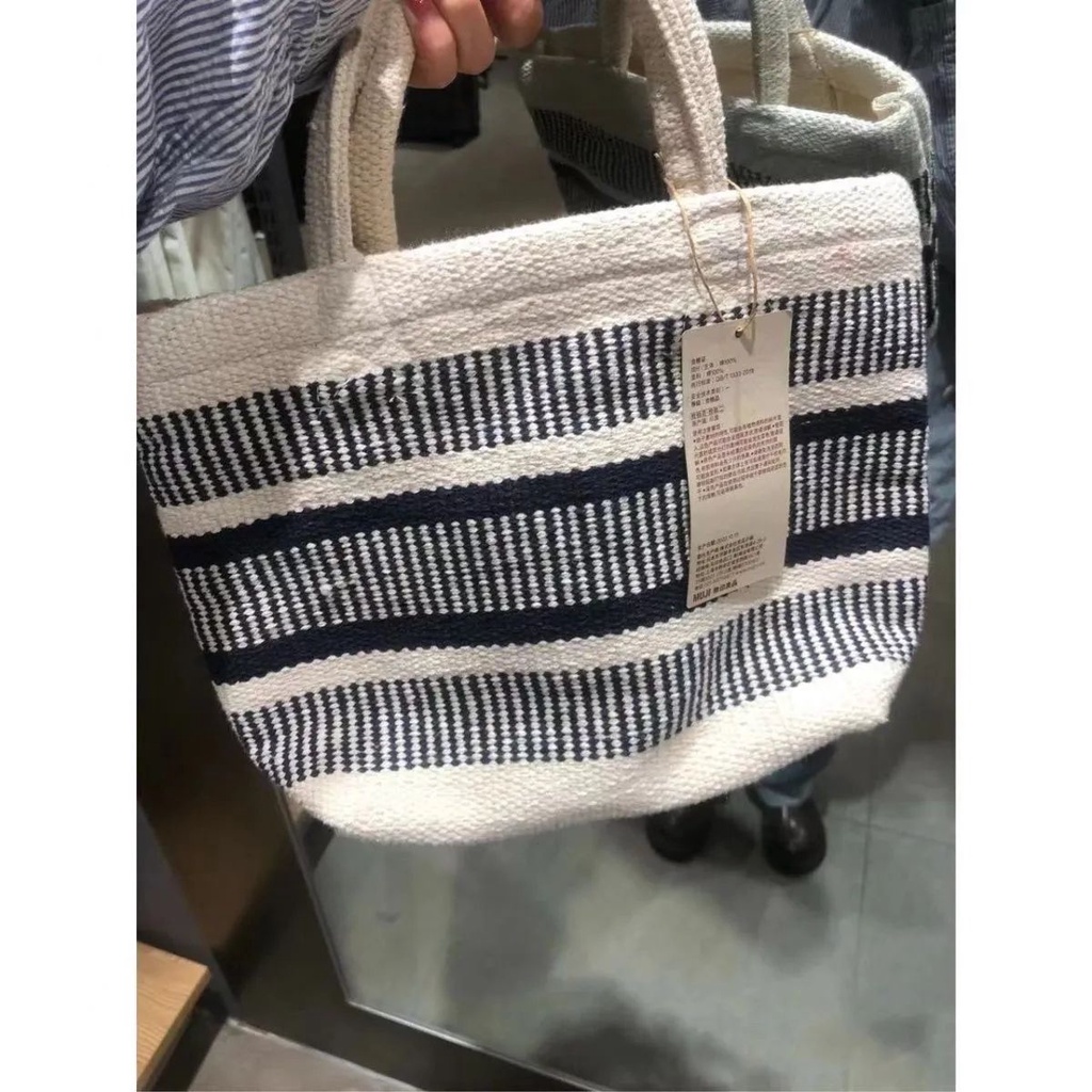 Korean Travel Tote Bag Retro Packet Cotton Canvas Carry New out