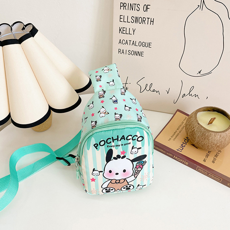 Kid Travel Crossbody Backpack Sanrio Bag Cinnamoroll Bag Cartoon Shoulder Handbag Kuromi Kawaii Hello Kitty Chest Bags Girl Gift Queena. 