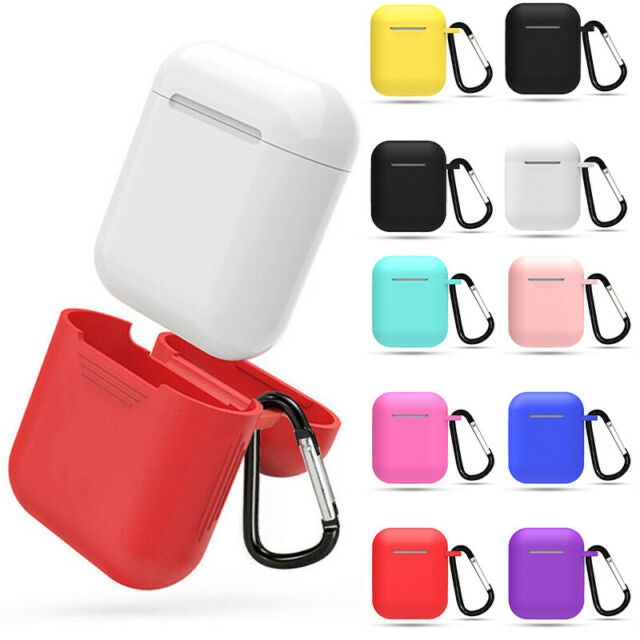 Airpods 1 2 i11 i12 Inpods 12 Case Pouch Silicone Cover with Hook