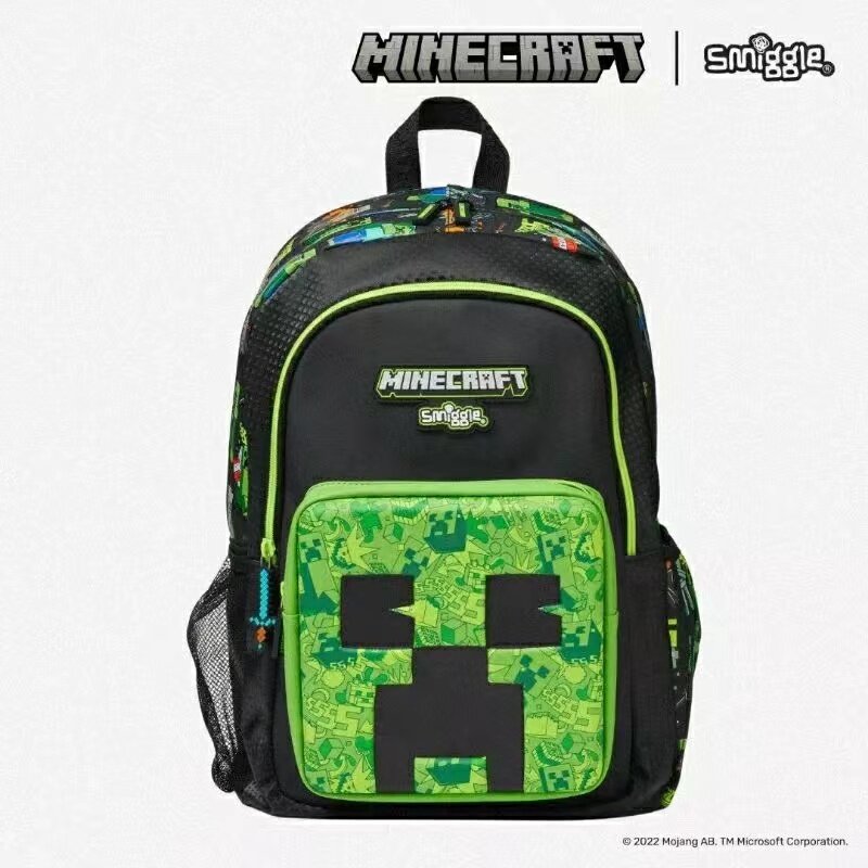 🔥100%Original 🔥Original Smiggle Minecraft Classic Backpack SMIGGLE ...