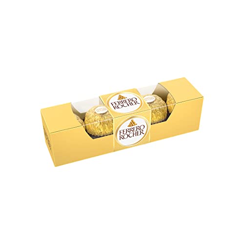Ferrero Rocher, Exquisite Hazelnut and Milk Chocolate Gift, 4 pieces (50 g)(FROM IND)JEZ