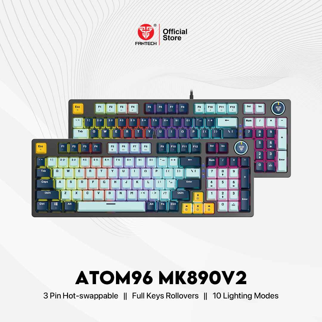 Fantech ATOM96 MK890 RGB Keyboard Gaming Mechanical Full Size | Daraz.lk
