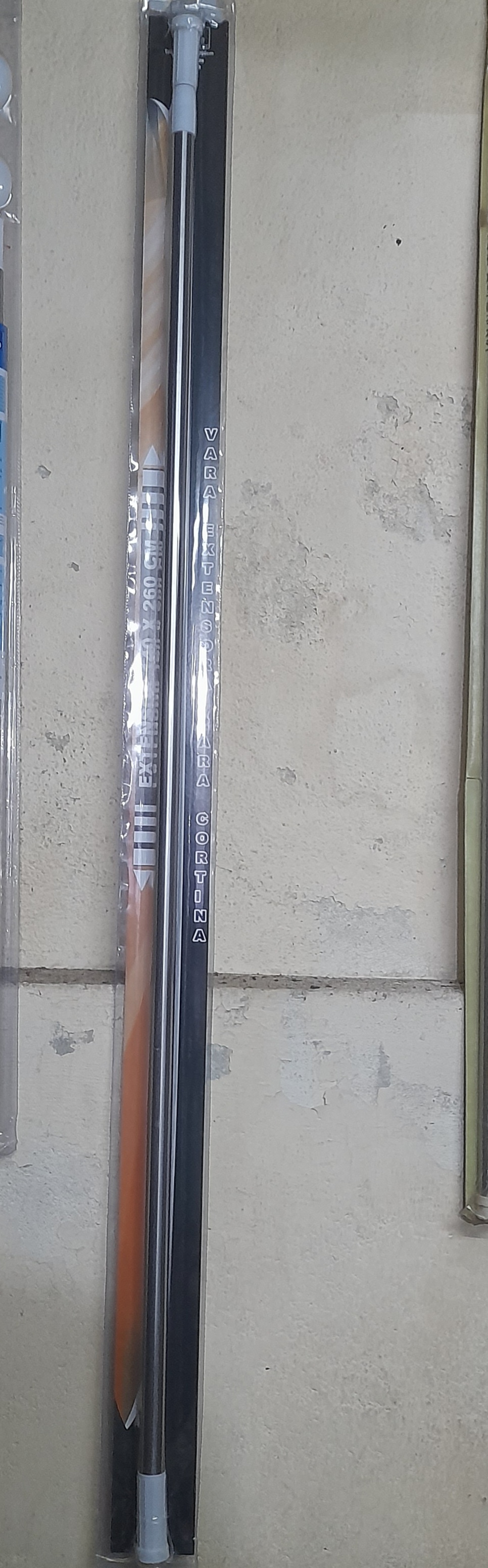 Shower Curtain Rod Shower Curtain Rail Stainless Steel 140-260 cms / 4.5-8.5 ft Extendable. 