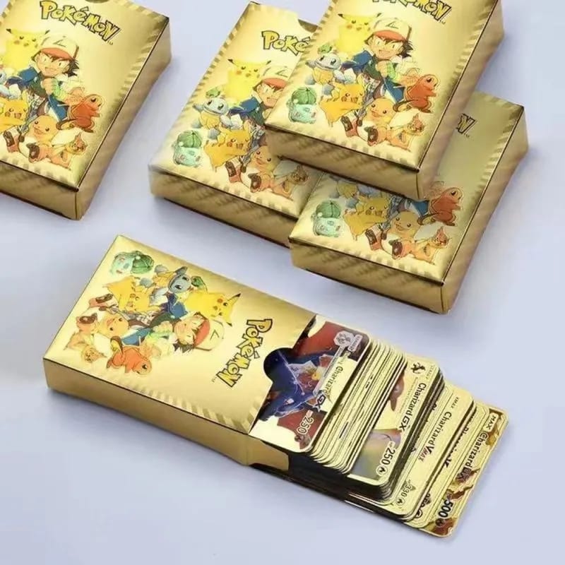 Pokémon Plastic Cards Pack - 10/25/55 Cards & 3D Cards - 100% Plastic Waterproof High Quality Pokemon Playing Cards Pack. 