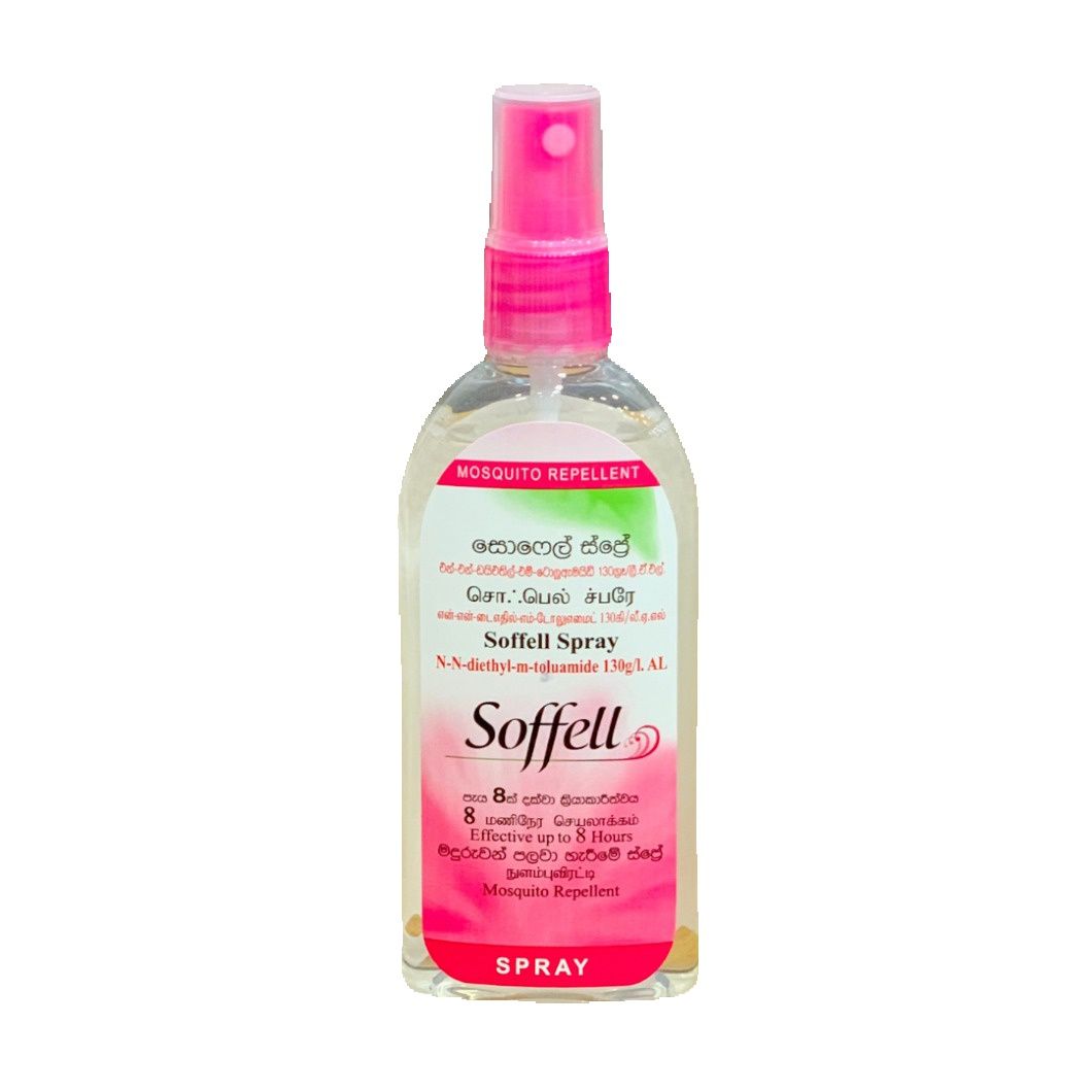 Soffell Mosquito Repellent Spray - 80ml. 