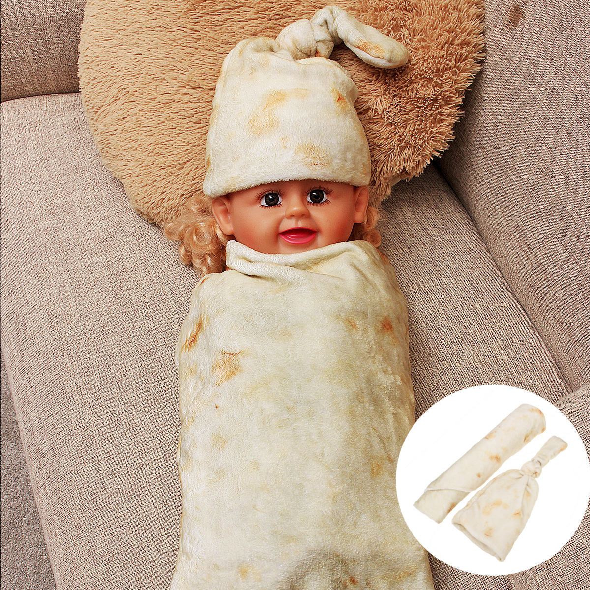 baby burrito blanket