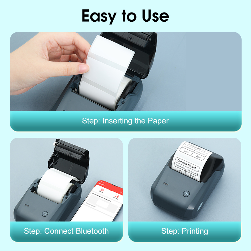 Ink Free Label Printer, Barcode, Food Label, Clothing Tag, Thermal Sensitive Adhesive, Small Label Machine, Commercial Portable Small Printer In Supermarkets. 