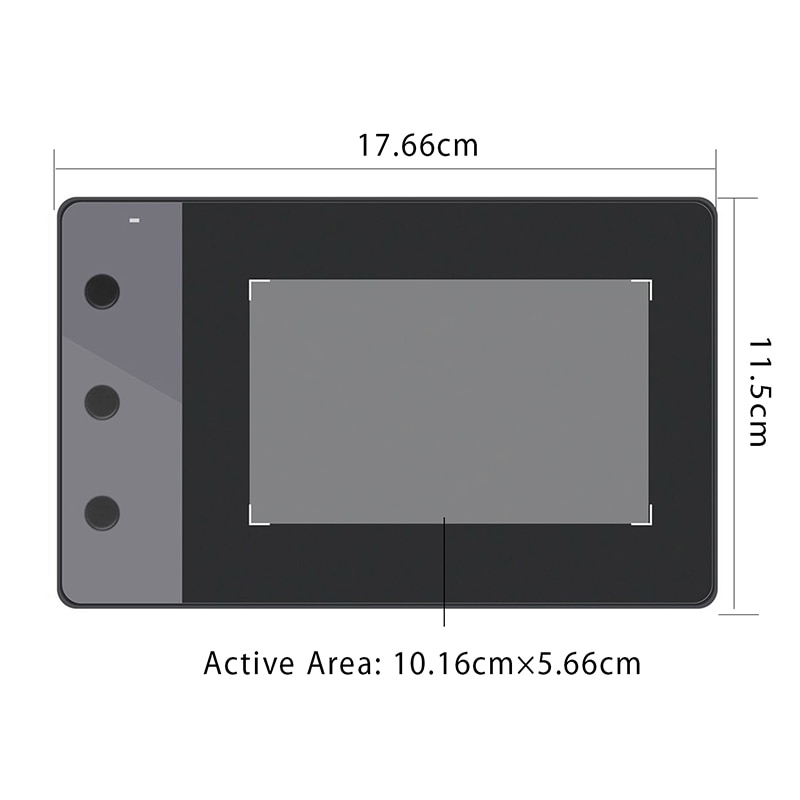 Huion H420 Graphics Tablet with 3 Express Keys 2048 Pressure Digital Pen Tablet Signature Pad For Animation Drawing OSU Gaming. 