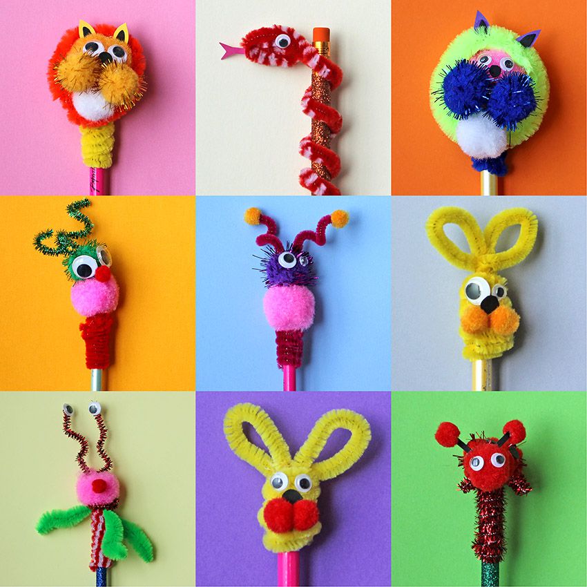 Assorted Coloured Pipe Cleaners / Craft Pipe Cleaners Stems Assorted. 
