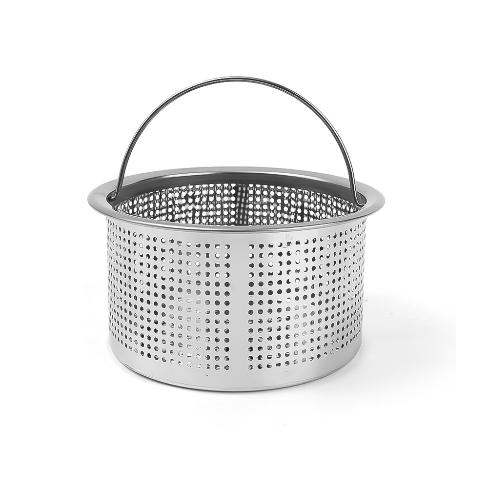 90mm Stainless Steel Basket Strainer Waste