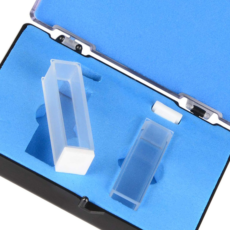 Quartz Cuvette,Spectrophotometer Cuvettes 10 mm Path Length, 45mm Height, 3.5 ML Capacity - 2 PCS. 