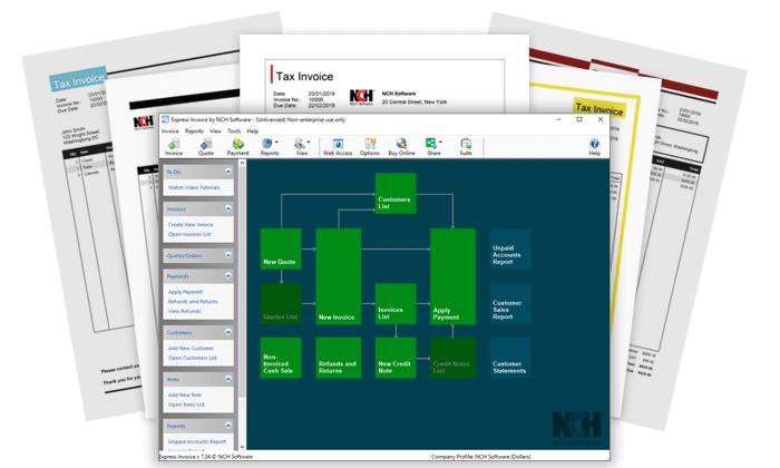 NCH Express Invoice Software. 