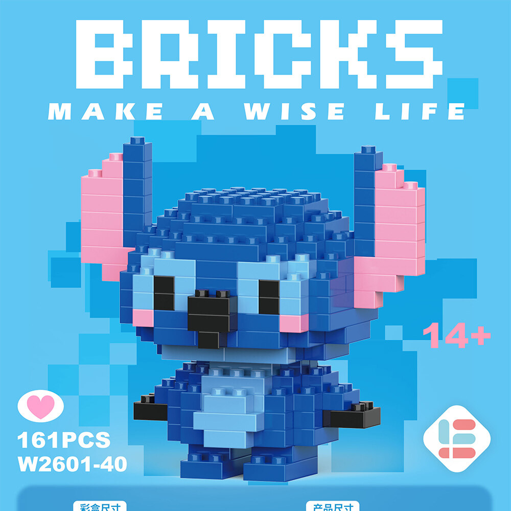 [ Ready Stock ] BRICKS Cute Cartoon Series Nano Block Mini Block Gift Decoration Building Brick Toy Boy Girl 卡通微型积木. 