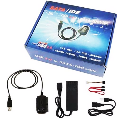 USB 2.0 to IDE / SATA drive adapter FOR HARD DISK. 