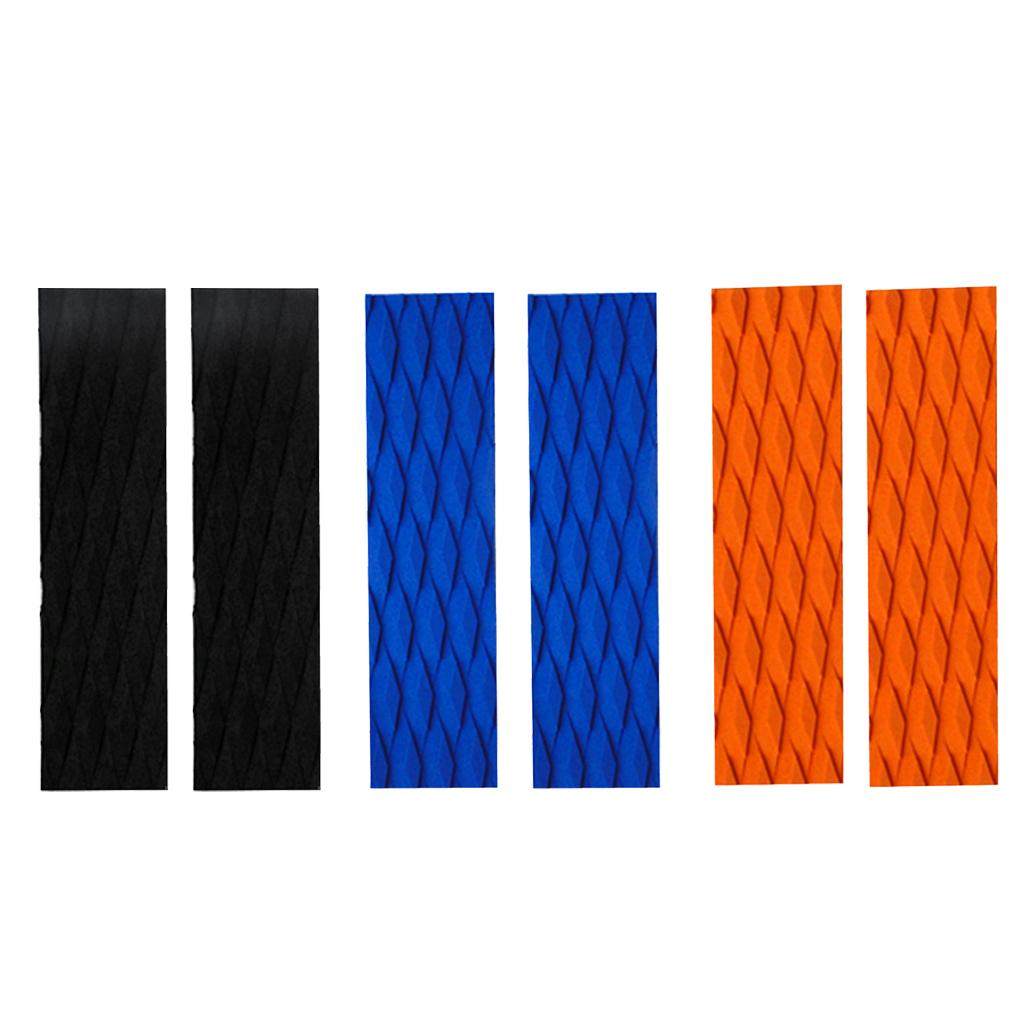 2X 2x EVA Surfboard Surf Skimboard Traction Pad Bar Deck Grips Tail Pads Decor. 