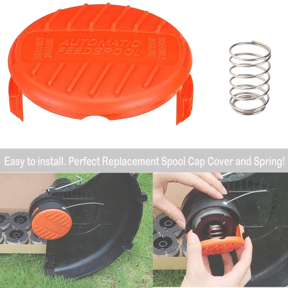 Changing A Single Line Spool On A BLACK DECKER String Trimmer Trimmer