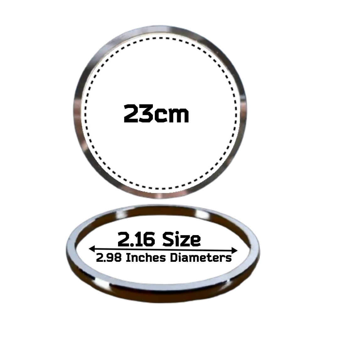 Stainless Steel Men’s Wrist Bangle 23cm Round Fashion Jewelry Gift. 