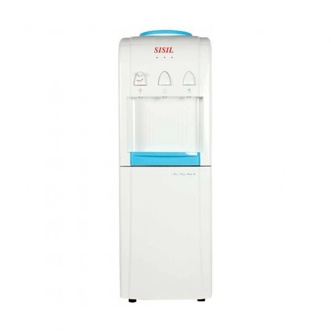 Sisil Water Dispenser 3 Push Tap, Hot Tank 1L, Cold Tank 3.4L, Power 550 W - SL-WD7004