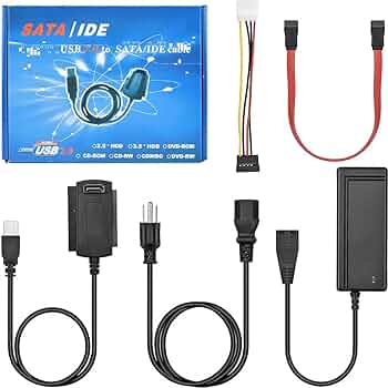 USB 2.0 to IDE / SATA drive adapter FOR HARD DISK. 