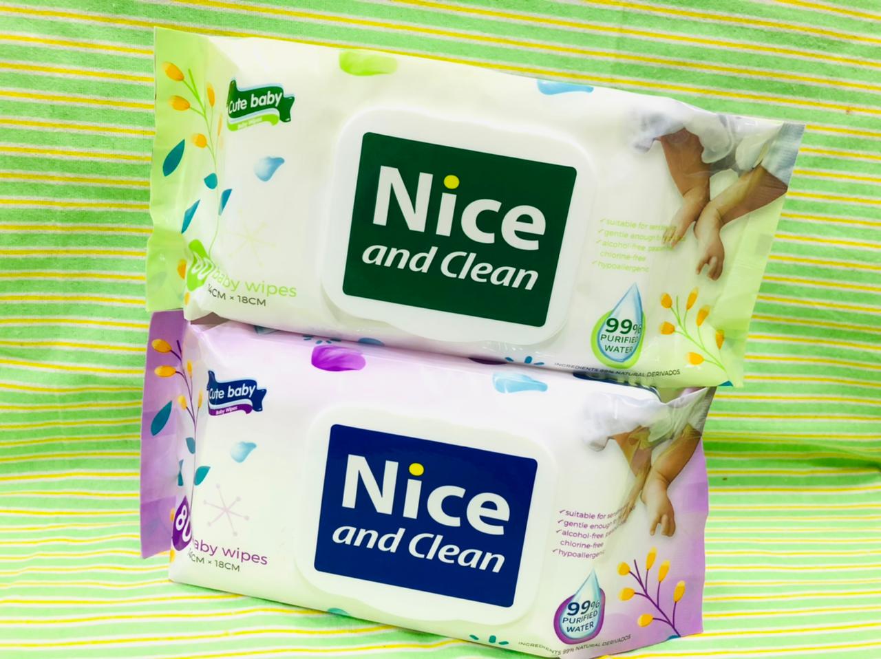 160 Pieces Baby Wet Wipes For Babies 2 Packs Of Nice Wipe. 