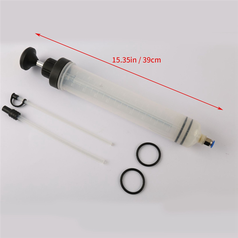 Car Oil Fluid Extractor Siphon Pump Brake Fluid Syringe Pump Auto Manual Suction Vacuum Fuel Hand Pump 500Ml. 