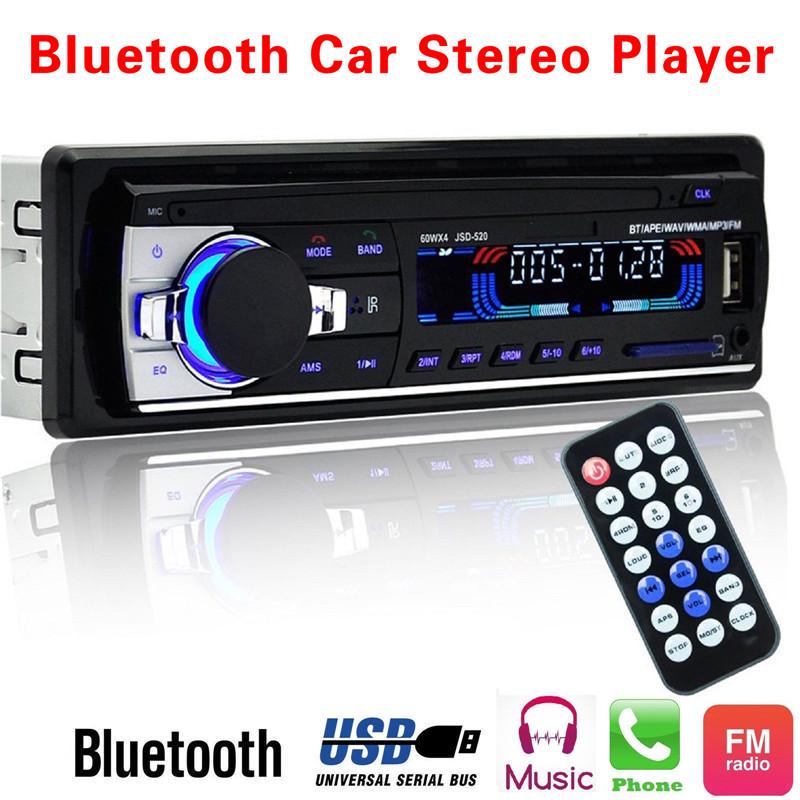 Car MP3 player head unit single din MP3/FM/USB/SD/Aux player Bluetooth amplifier. 