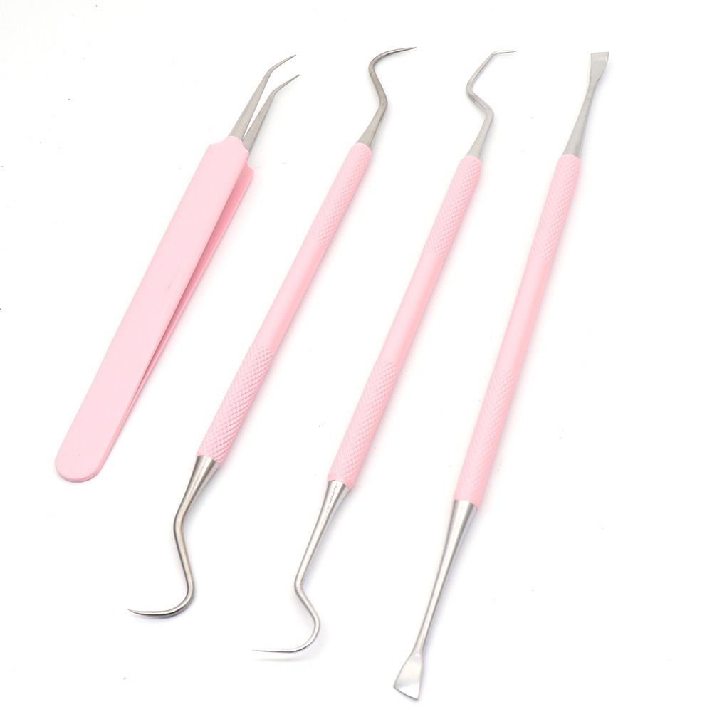 Set Tweezers - Crafting Hook Pick And Kit Precision Steel Tool Weeding Vinyl. 